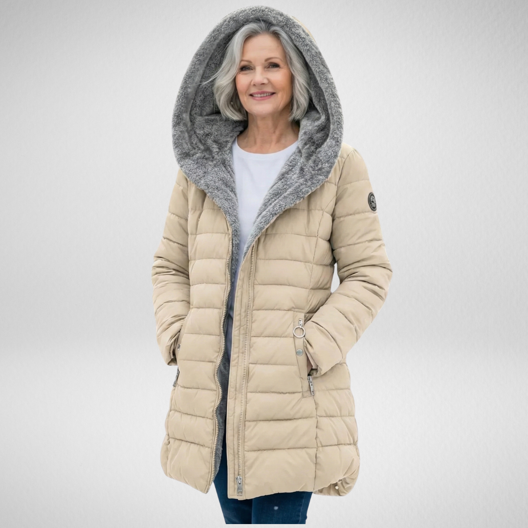 Adéla | Zimní bunda s hřejivou kapucí